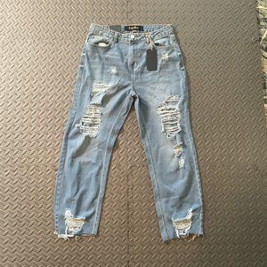 Indigo Rein  super high rise Jeans